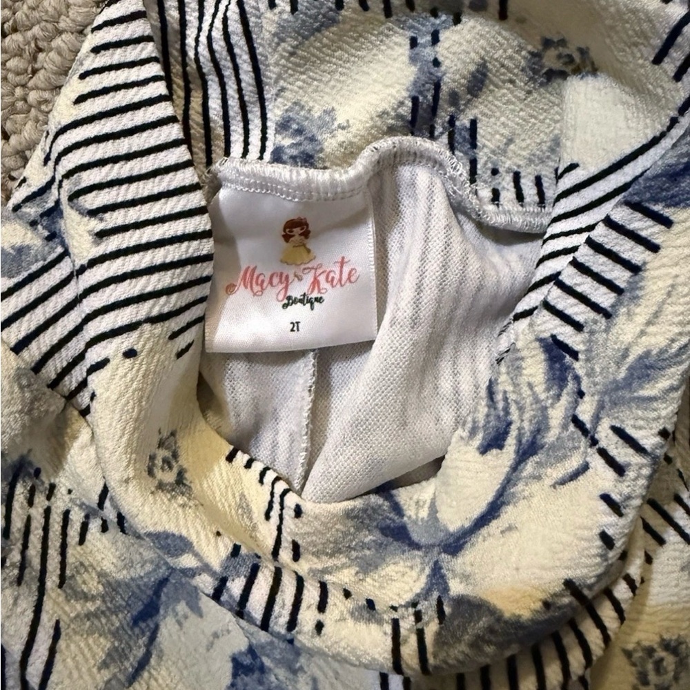 Floral Striped Kids Matching Set - Picture 8 of 8
